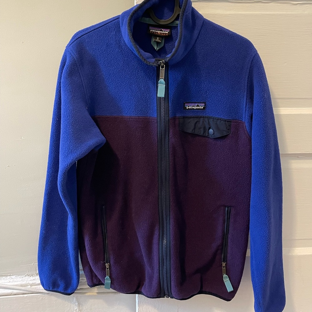Patagonia full zip synchilla, small